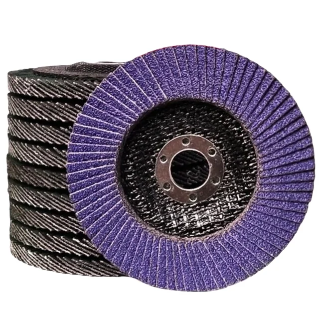 4.5inch 115mm ceramic flap disc for metal and SS polishing and grinding abrasive disc with self-sharping ceramic grains