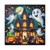 ZZC0231 Halloween Gothic House Pearl Painting