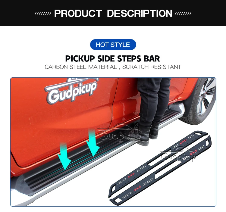 Side Steps Running Board Foot Pedal Side Bar For Ford Ranger F150 Damx