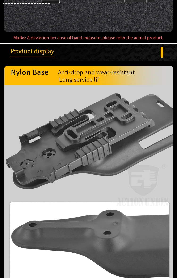 HOUSON Taktisches Drop Leg Band Mit Quick Release System - Holster Adapter Für Glock Pistolen