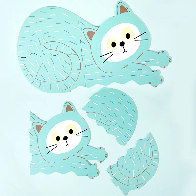 卸売 子供用おもちゃ 教育用子猫フィッシングパズルゲーム 木材使用