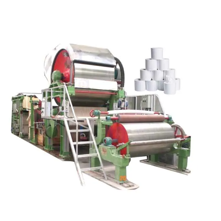 Large capacity of 8 tons per day toilet paper production line fully automatic toilet paper napkin paper making machine