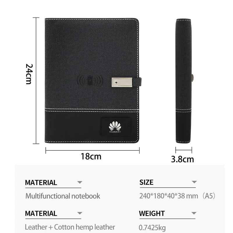Hgh Quality A5 Multifunctional Power Bank Supports Wireless Charging Notebook