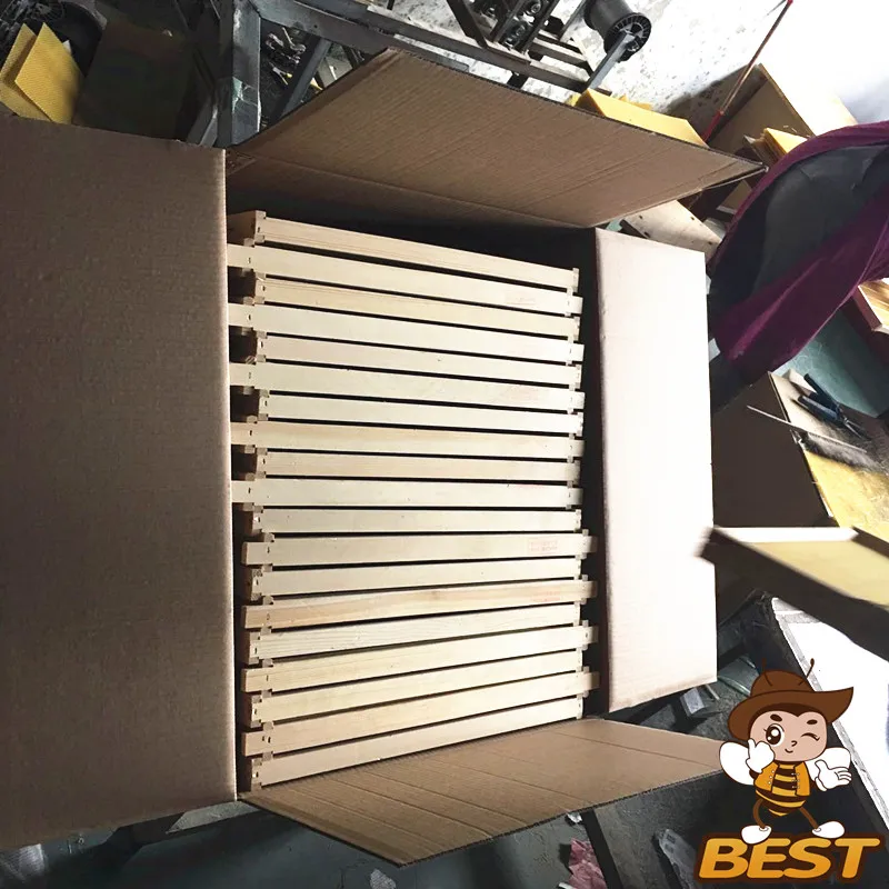 Customized Bee Hive Frame/pine Wooden Beehive Frames/fir Wooden Bee