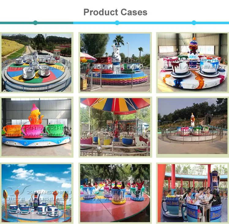 Portable Amusement Park Equipment Kids Mini Small Carnival Rides Companies Game Trailer Mounted Rea Coffee Cup Rides For Sale