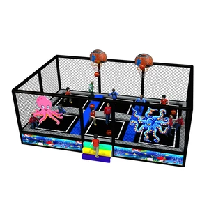 Indoor Trampoline Park Play Area for Kids Made of Durable PVC Material