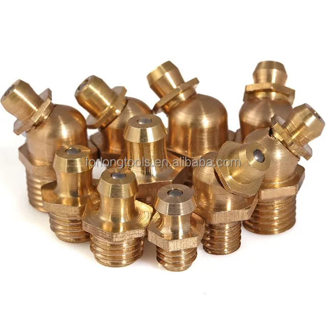 Grease Nipple Hydraulic Grease Fitting M10/m12/m8/m6 Lubricating Brass