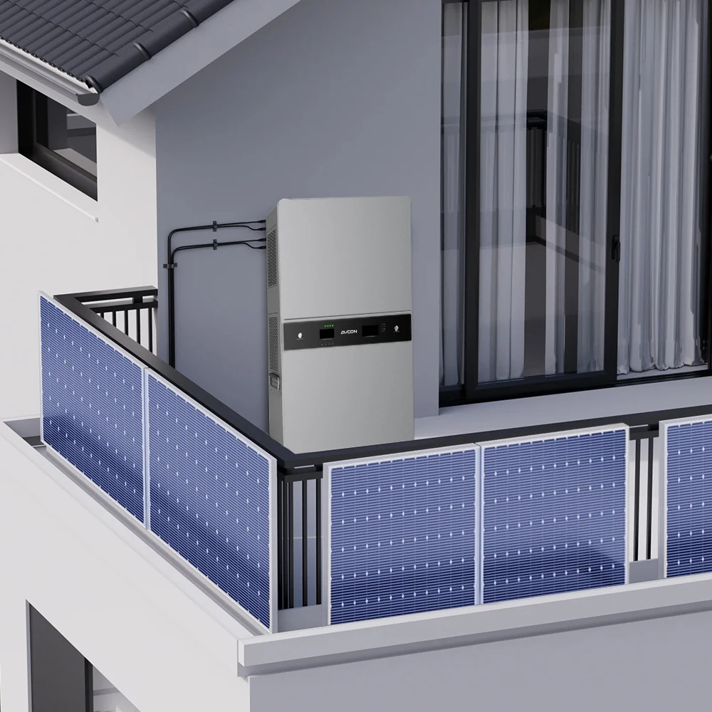 Alt-i-ett 5 kWh On-Grid Hjemmesolcelleanlæg til Vægmontage 10 kWh Batteri Inverter BMS Beskyttelse CAN Kommunikationsport til Hjemmebrug