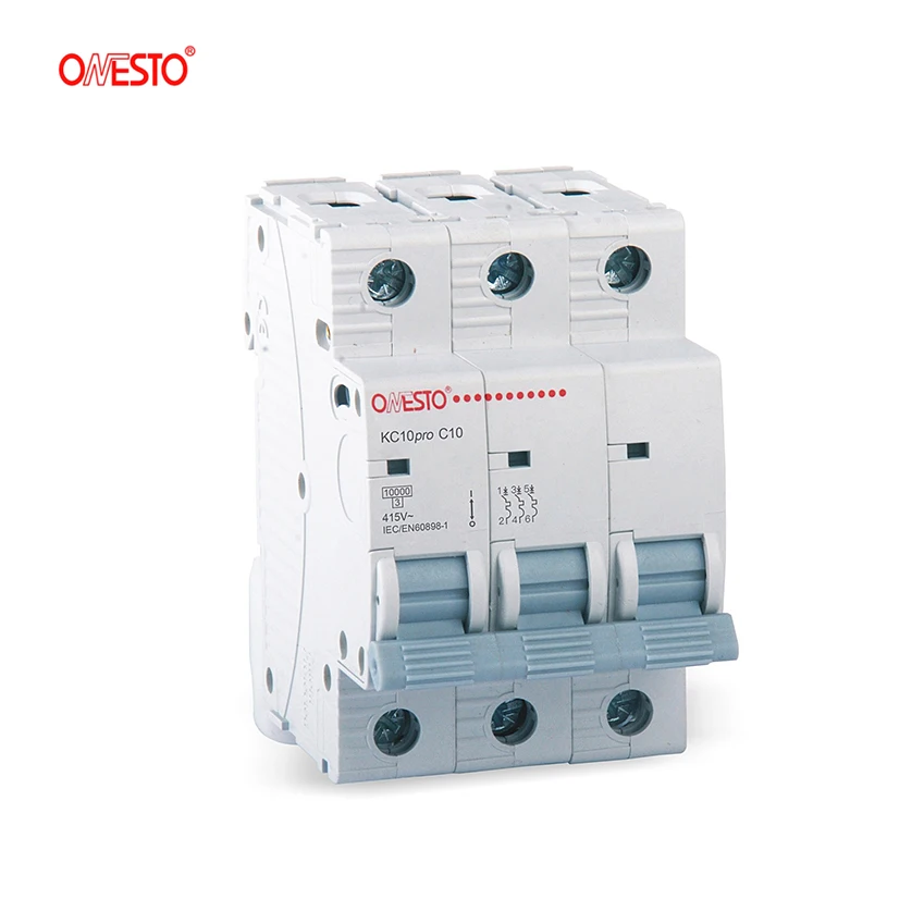 Circuit Protection 10kA C Curve 25A Miniature Circuit Breaker MCB KC10pro