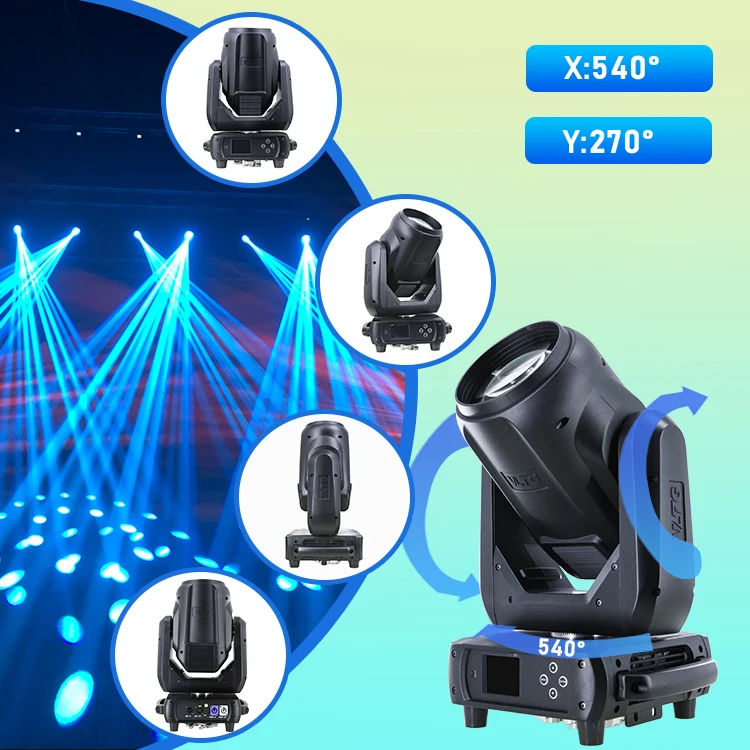 Manual Sharpy 10r Beam 250 Moving Head Stage Lights Dj Party Show Led Moving Lights