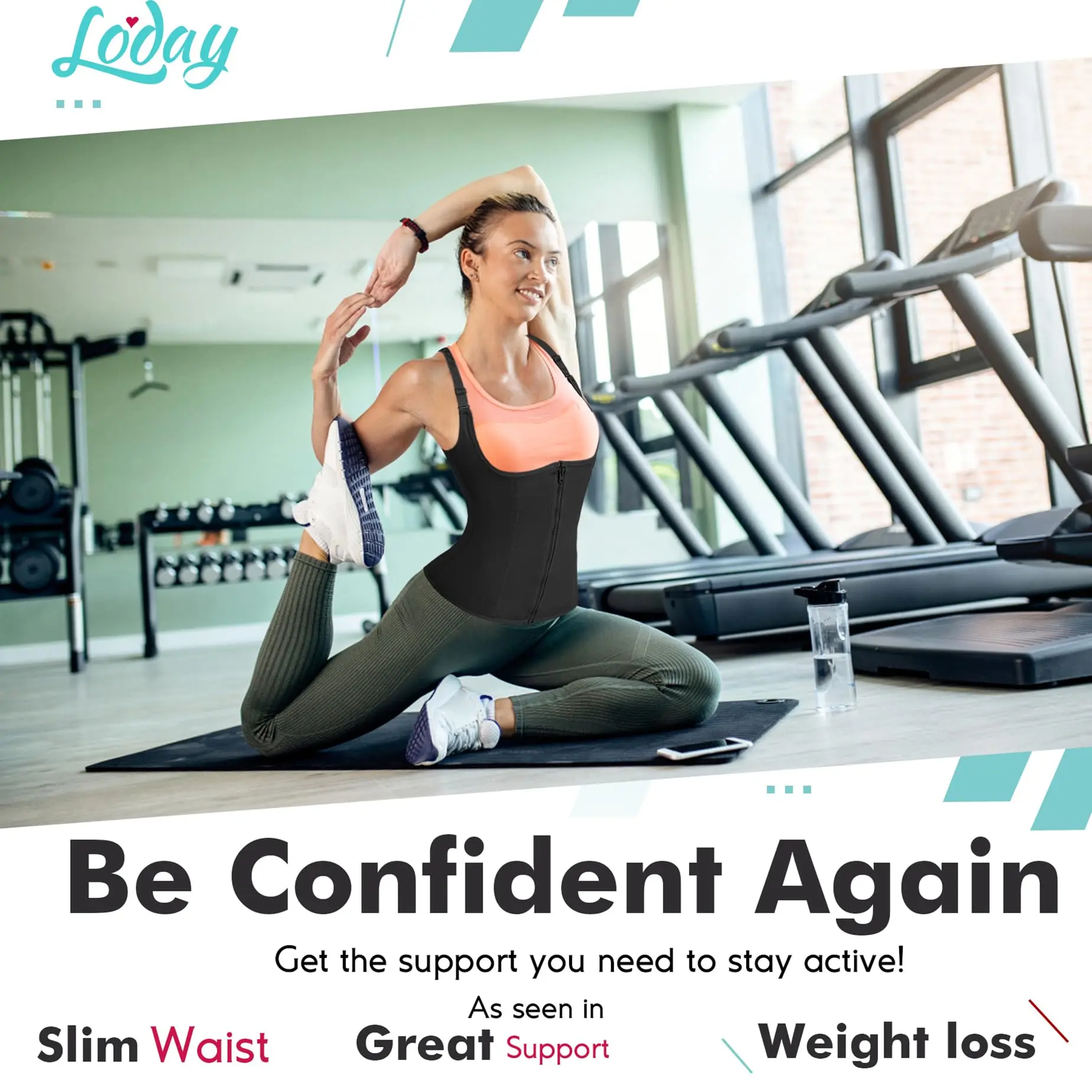 HKRXEC Open-Bust Hook-and-Eye Waist Trainer Corset