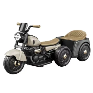 Children's Electric Motorcycle Children's Self-driving Toy Car Sitting Baby Tricycle Walking Baby Artifact Battery Baby Car