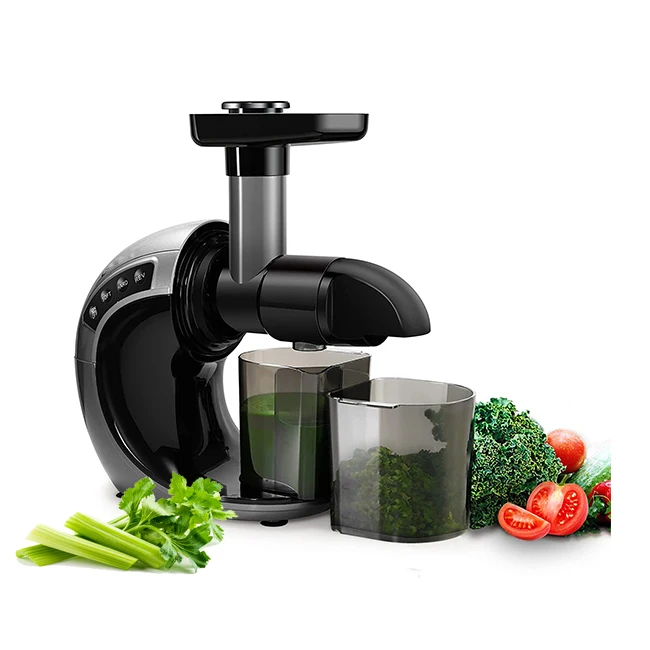 Mini Masticating Slow Cold Pressed Juicer Vegetables Fruits Extractor Cold Press Juicer Horizontal Multifunction Slow Juicer Por