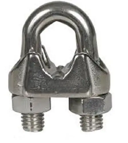 Cable Clamps U-Bolts Galvanized Wire Rope Clamps Clips