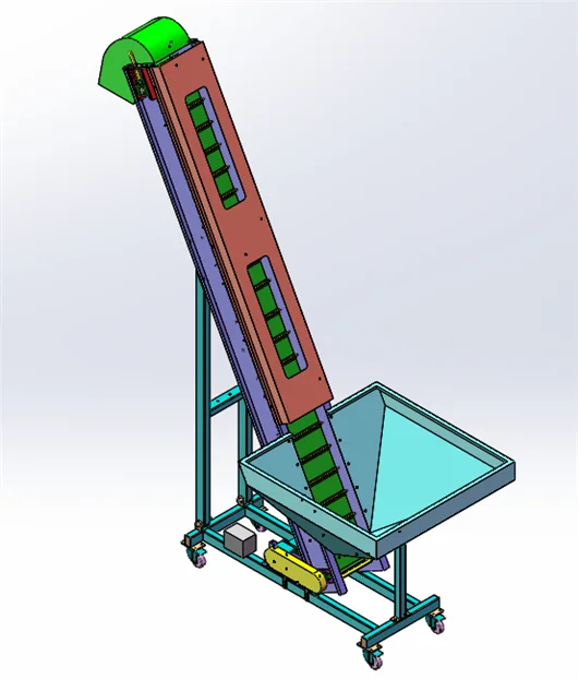 Flexible And Mobile Elevating Conveyor Bucket Hoist Conveyor Incline ...