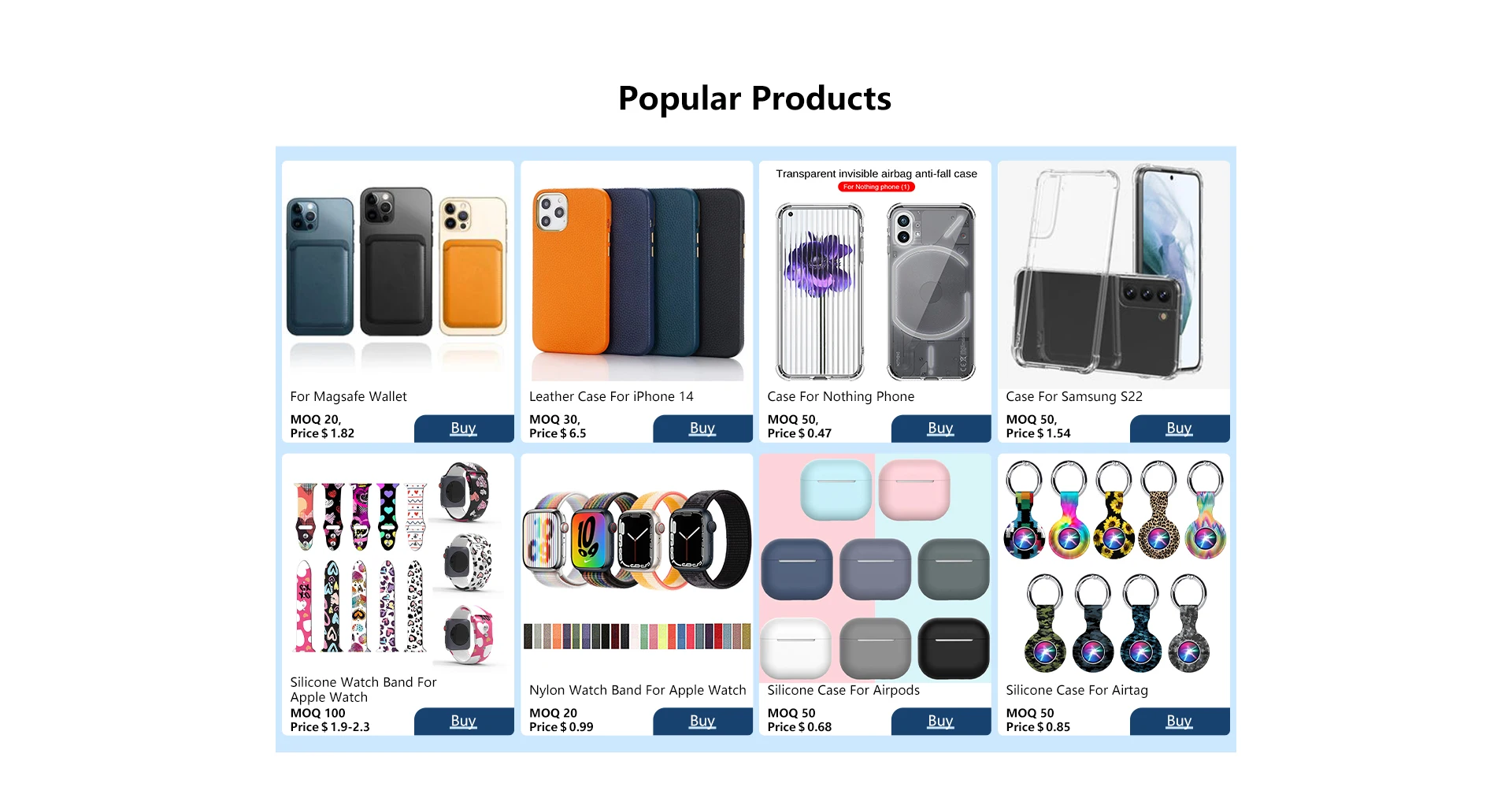 Shenzhen Huaming Jun Rubber Co., Ltd. - Apple Watch Bands; Phone Case ...