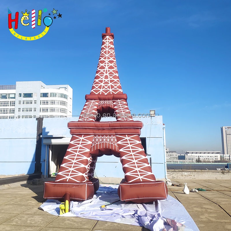 Custom Inflatable Building Model Outdoor Decoration Inflatable Eiffel ...