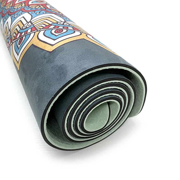 
 72 Д x 24 Д x 2/5 дюйма толстые красивые коврики для йоги с пользовательским логотипом Коврики Для Йоги  