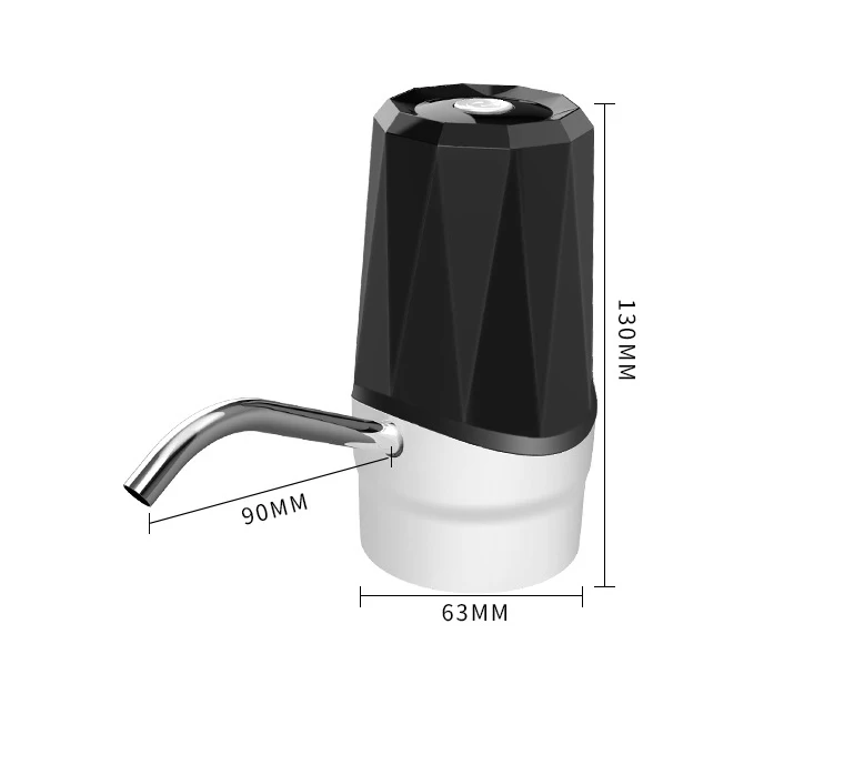 HJH09 мини USB Перезаряжаемый диспенсер для воды автоматический насос напитков черное зарядное