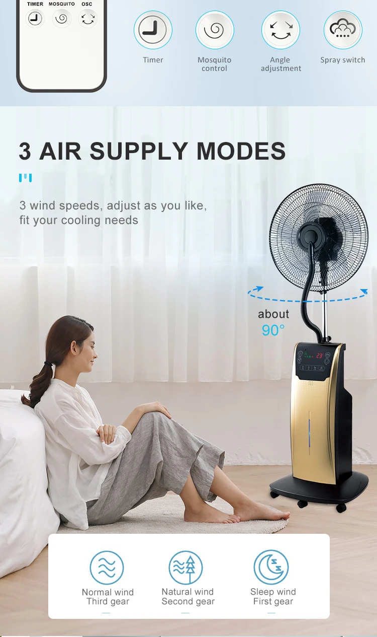 Humidifier, 16-Inch, Plastic, 3-Speed - detail 14