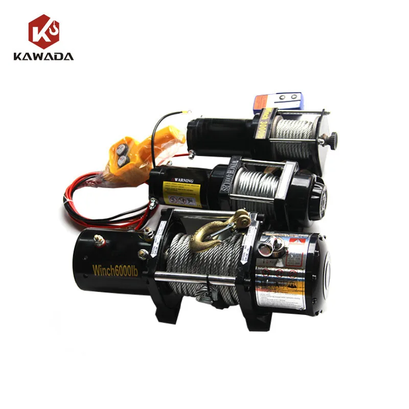 Electric Recovery Winch 12v 13000lb Heavy Duty Winch Electric Par 4x4