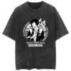 Washed black T-shirt