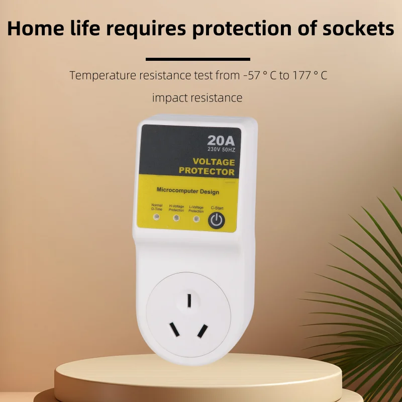220v surge protector voltage regulator socket refrigerator protector plug and play ce certification438-7