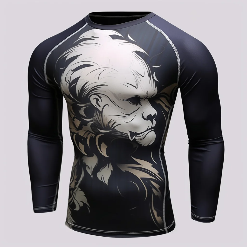 Rush Guard Graphics Mma Rushguard Custom Rash Guard - Fully Sublimated Bjj Gear