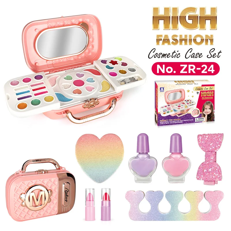 ZYRA TOYS ZR-24 Non-Toxic Makeup Toy Set for Girls - Safe, Natural