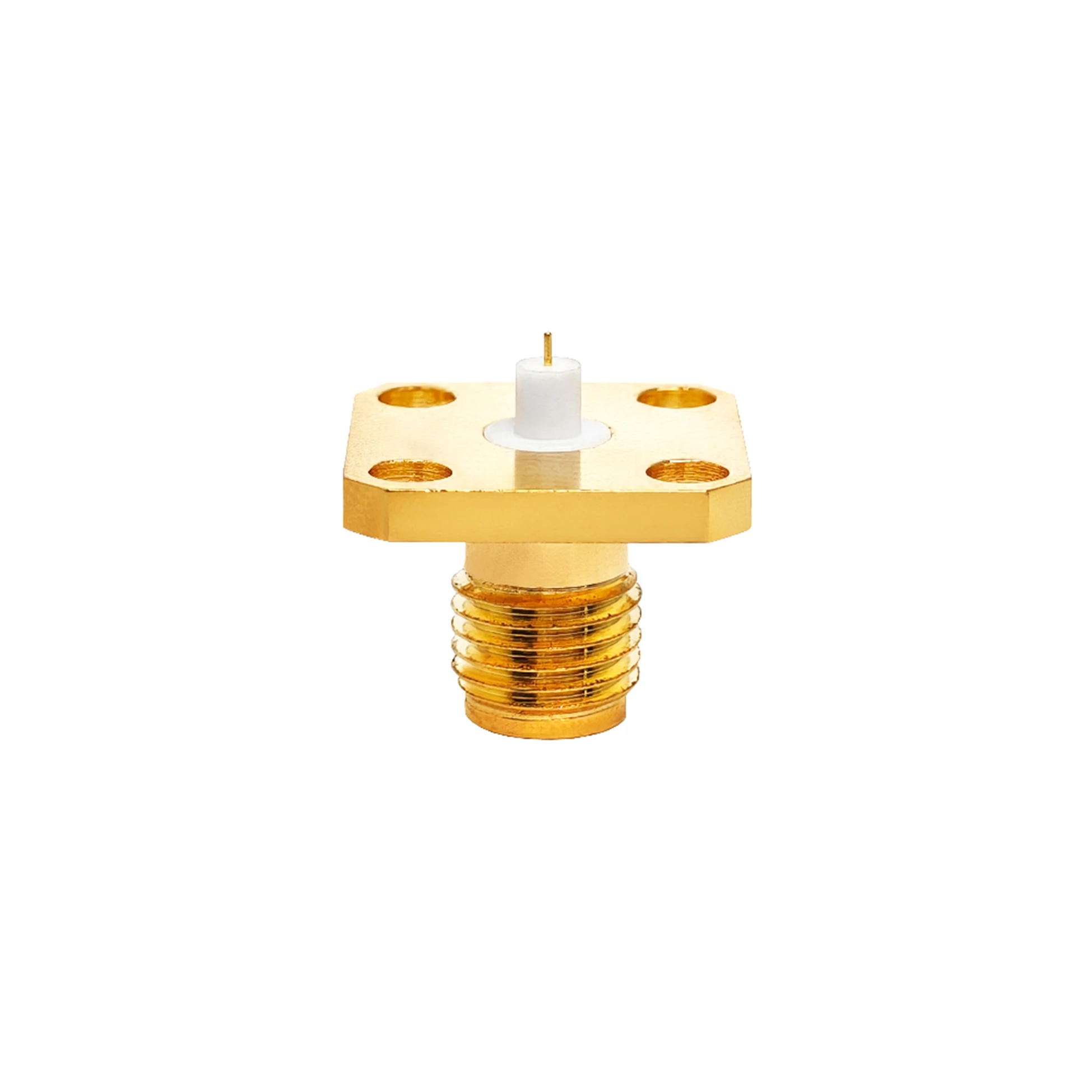  KFD Female Flange Mount RF Coaxial Connector with Insulator and Center Pin 50 Ohm