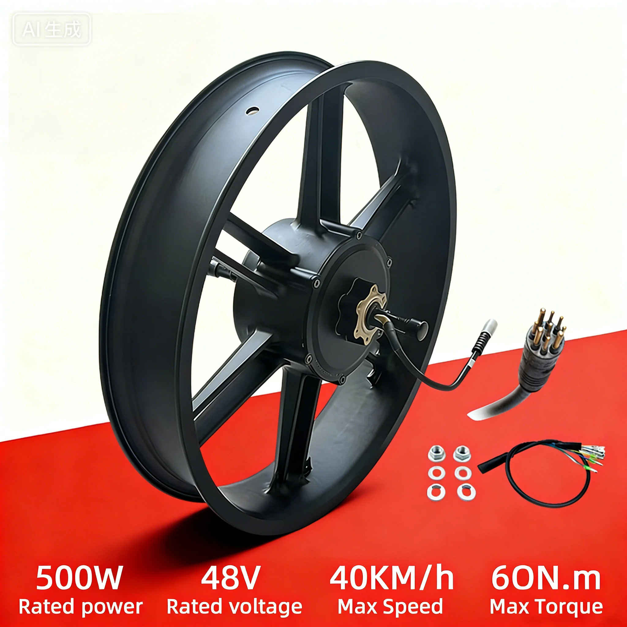 Salimotor 20x4.0 Fat Tire Ebike Conversion Kit 48V 500W 750W 1000W