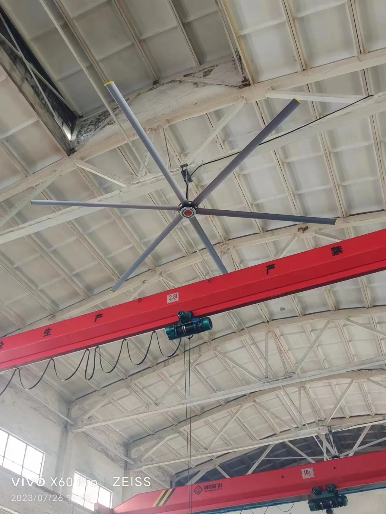 Picture of Large Industrial Ceiling Fan - Buy Industrial Ceiling Fan,Permanent ...