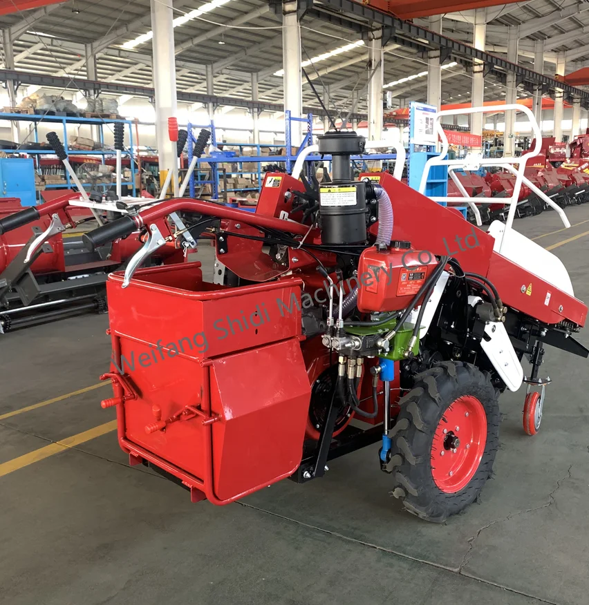 Shidi Brand 3 in 1 Mini Corn Harvester for Combine Maize Harvesting Machine for Small  Corn Harvester Dehusker Picker Machine