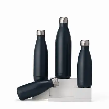 Stainless Steel Double-Insulated Riding Cup Outdoor Sports Water Bottle with Lid for Amazon for Business Gifts