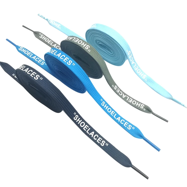 Custom Printed Logo Luxury Sneakers Manufacturing Sport Shoelaces