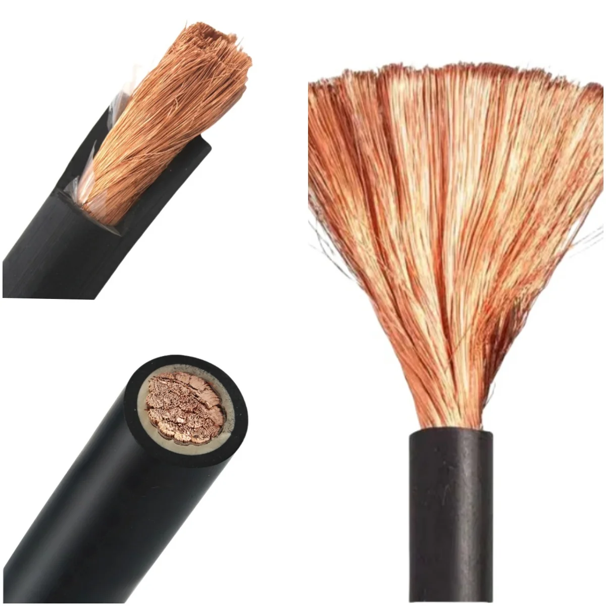 Rubber Welding Machine Cable  50/70/95/120/150mm2 Aluminum Copper Welding Cable