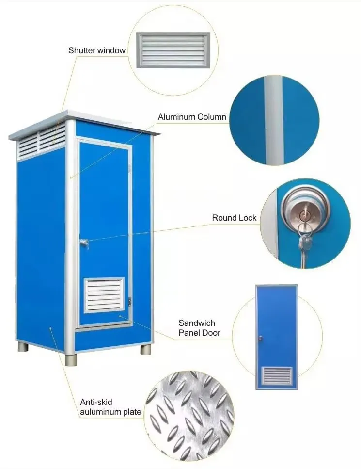 Wholesale Custom Made Portable Mobile Movable Public Trailer Toilet Chinese Camping Design Girl Piss Potty Container Material manufacture