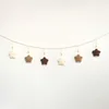 6 Lamb Wool Star Pendants