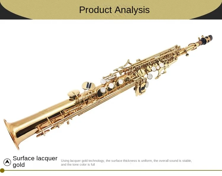 Chinese Musical Instruments High Quality Soprano Saxophone For Sale ...