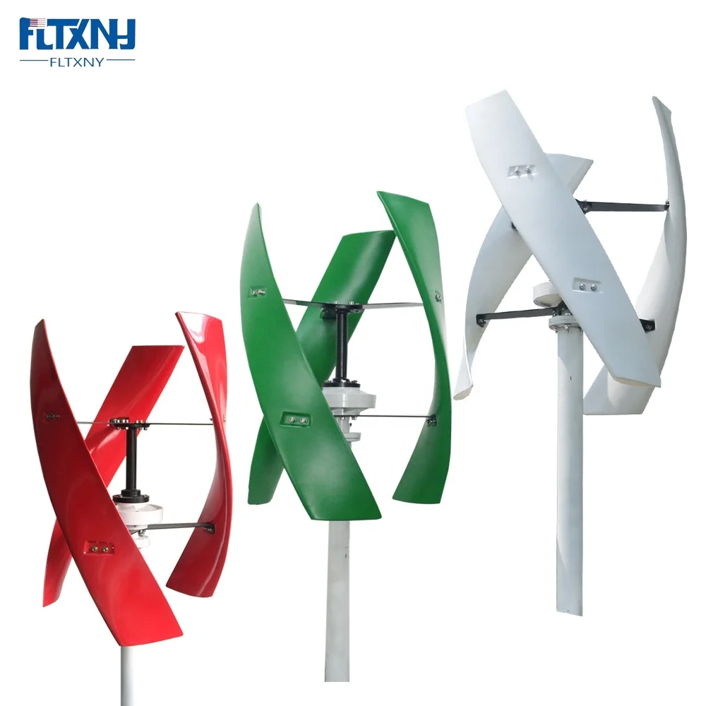 5000w Wind Turbine Generator Vertical Axis Wind Turbine For Streetlight ...