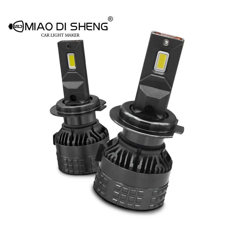 MiaoDiSheng Auto Lighting Systems T1 for 110W  H3 H7  H11 2022 Hot Selling Car Headlights