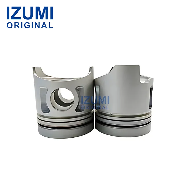 Kit original IZUMI de pistones nuevos (4 unidades), referencia ME082602 y ME220470, talla estándar (STD), para motor Mitsubishi 4D34