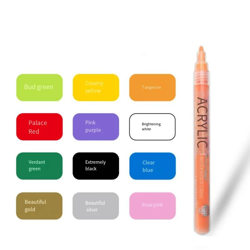 Набор стойких водонепроницаемых акриловых маркеров JPS ODM Макрон