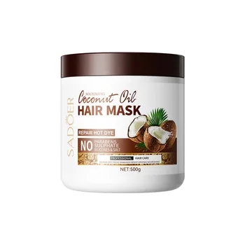 Custom logo Private Label Oem Coconut Hair Mask Is Smooth and Refreshing Without Irritating Hair Mask