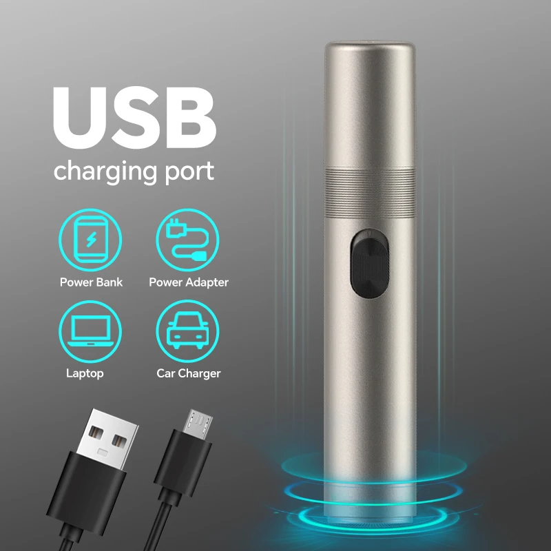 Rechargeable Four-in-One Grooming Kit for Nose Sideburns Eyebrows Ear Hair Trimming for Household Car Garage Use details