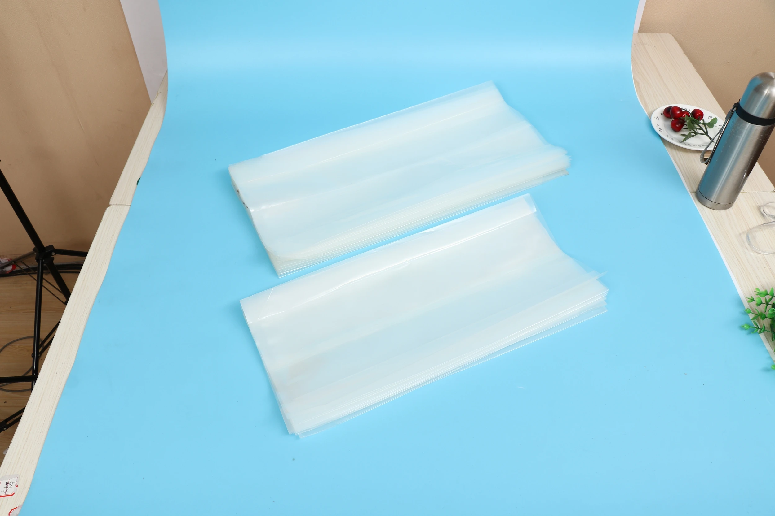 Composite Flat Open Clear Transparent Plastic Bags Packaging Bags Package Bag No Close