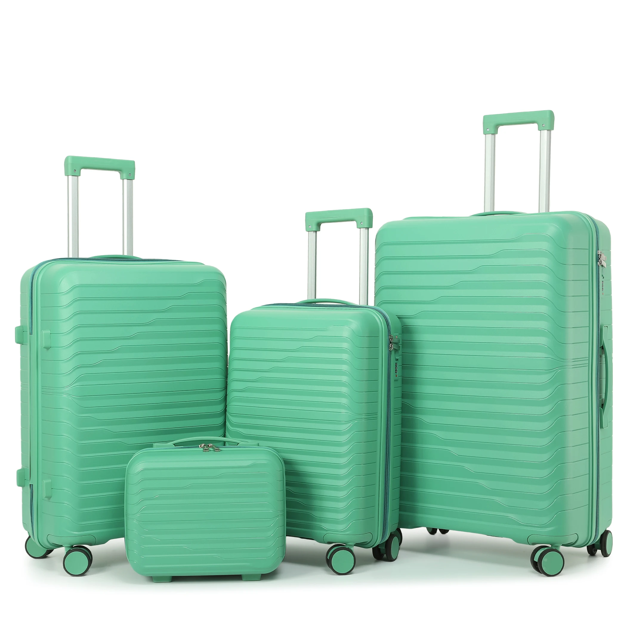 Brands Multifunction Durable Wear-Resistant New Design Large Capacity Professional Sets Luxury Travel Pp Suitcase
