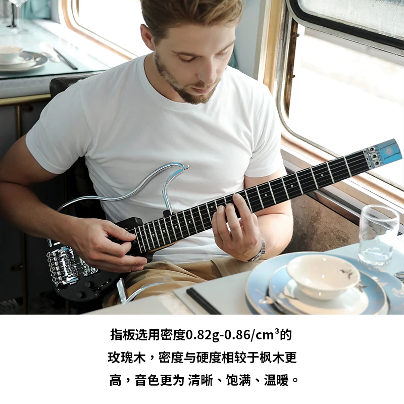 Portable Small Easy To Carry Smart Beautiful Popular Electric Guitar  Original ALP ADS-361HCL Folding Guitar