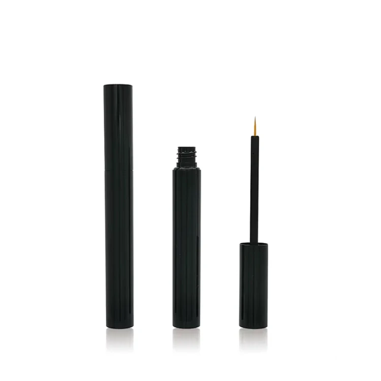 2ml 3ml 4ml Empty Aluminum Glossy or Matte Gold,silver,rose Gold Eyelash and Eyebrow Serum Slim Bottles Tubes Container