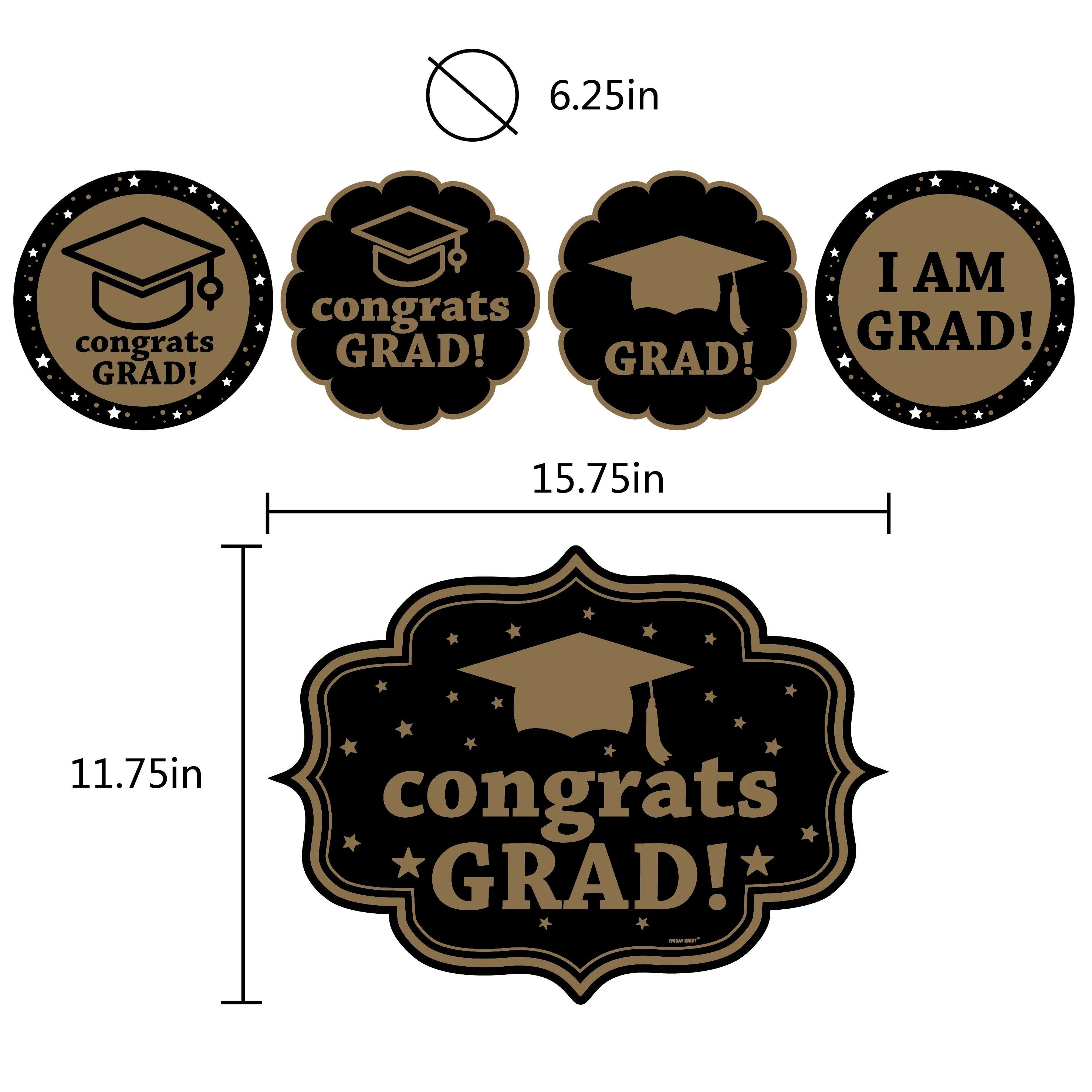 2023 Graduation Theme Party Decorations Graduation Banner Hanging 